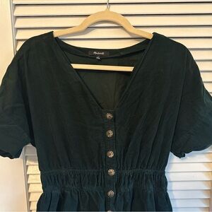 Madewell Sophia Straight-Leg Corduroy Jumpsuit